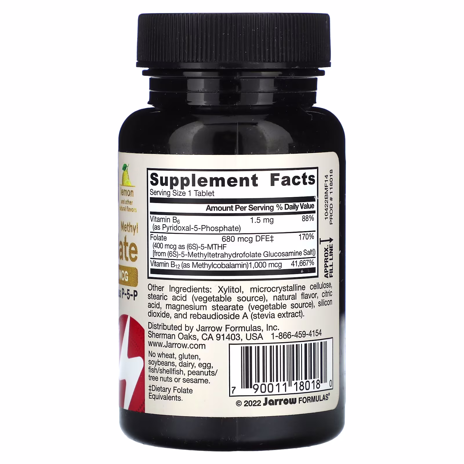 Vegan Methyl B-12 & Methyl Folate, Extra Strength, Lemon Flavour_1
