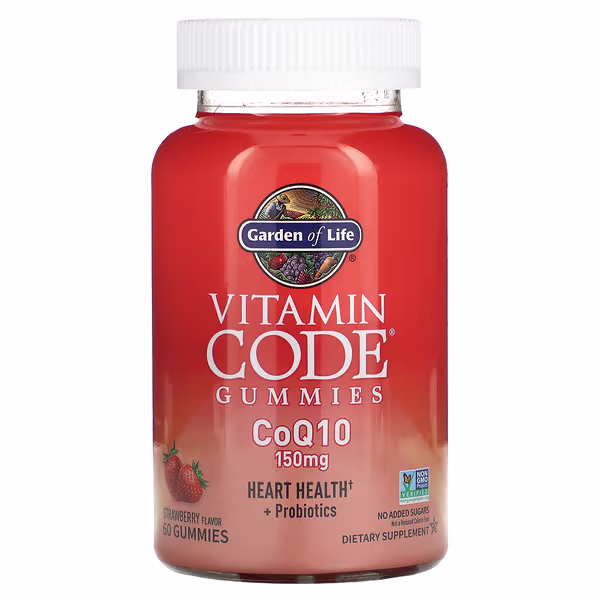 Vitamin Code Gummies, CoQ10, Strawberry Flavour, 150 mg