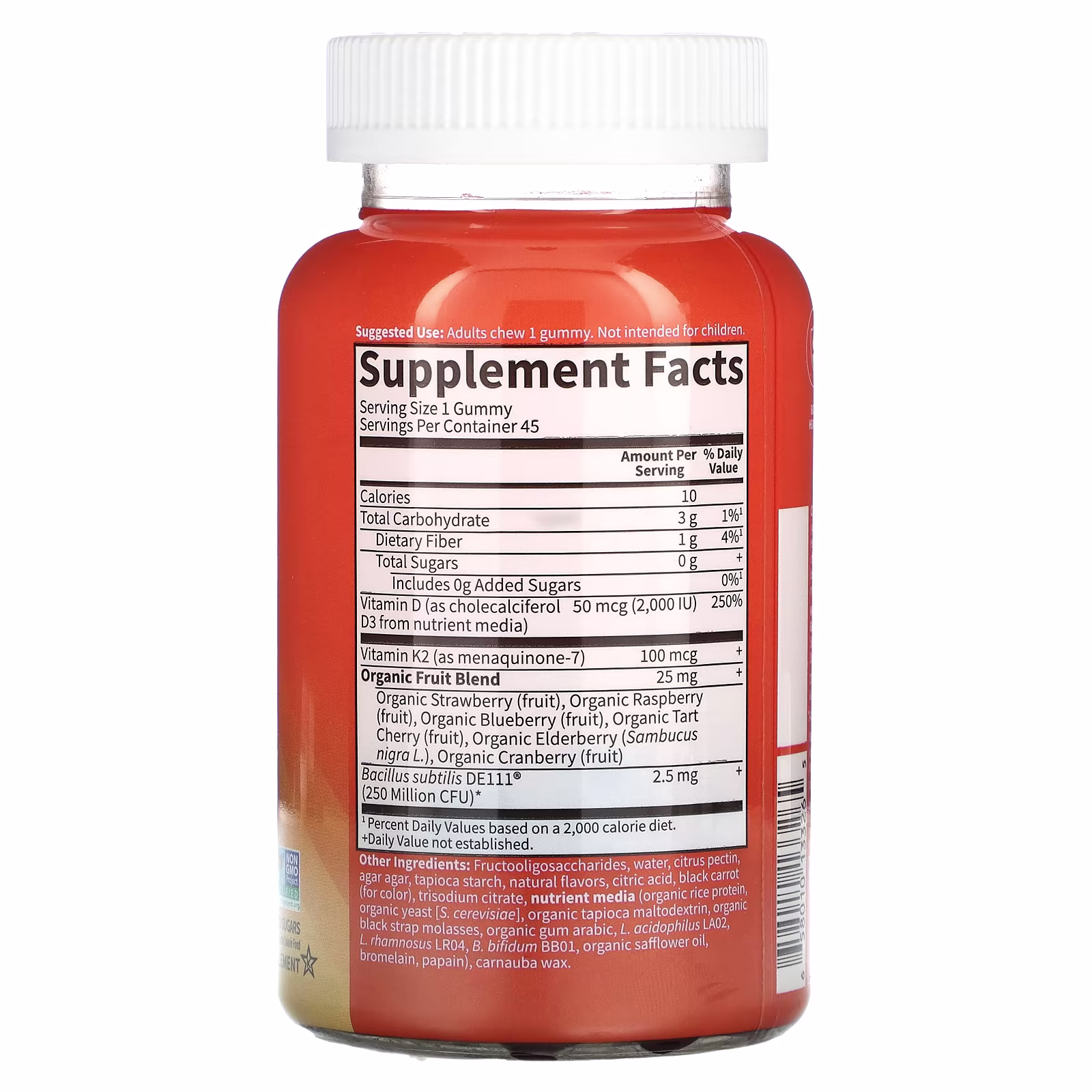 Vitamin Code D3 plus K2 Gummies, Raspberry Lemon Flavour_1