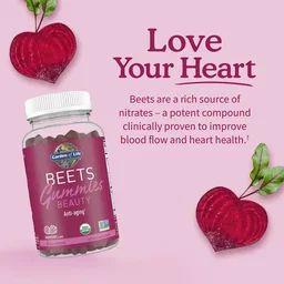 Beets Beauty Gummies, Raspberry Flavour  