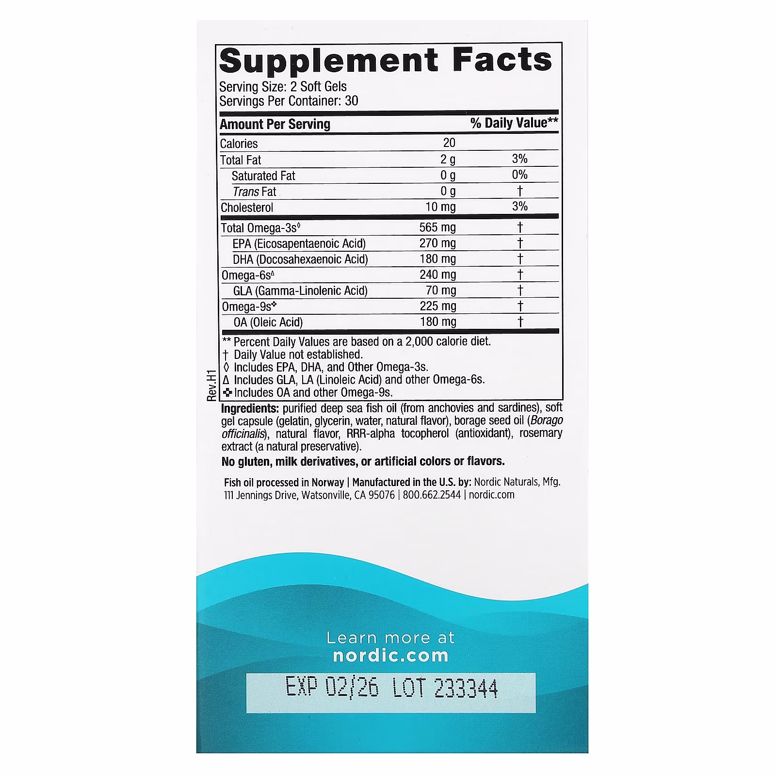 Complete Omega 565 mg, Lemon Flavour_1