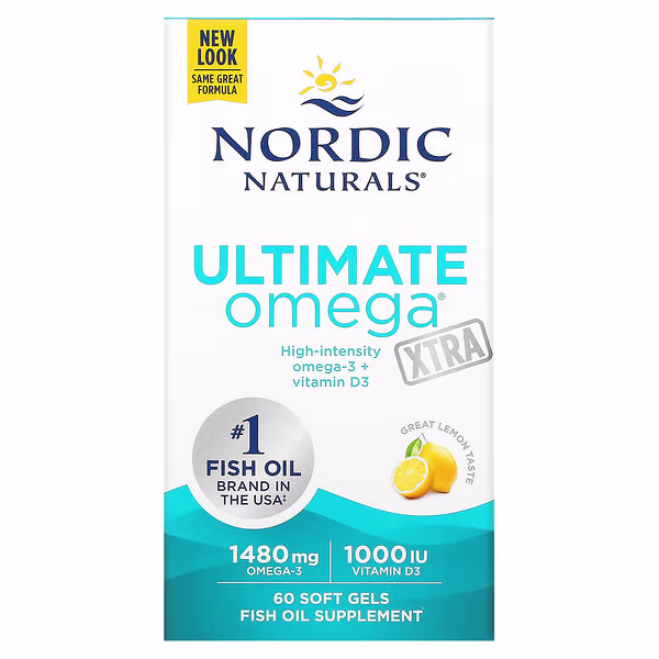 Ultimate Omega Xtra 1480 mg, Lemon Flavour