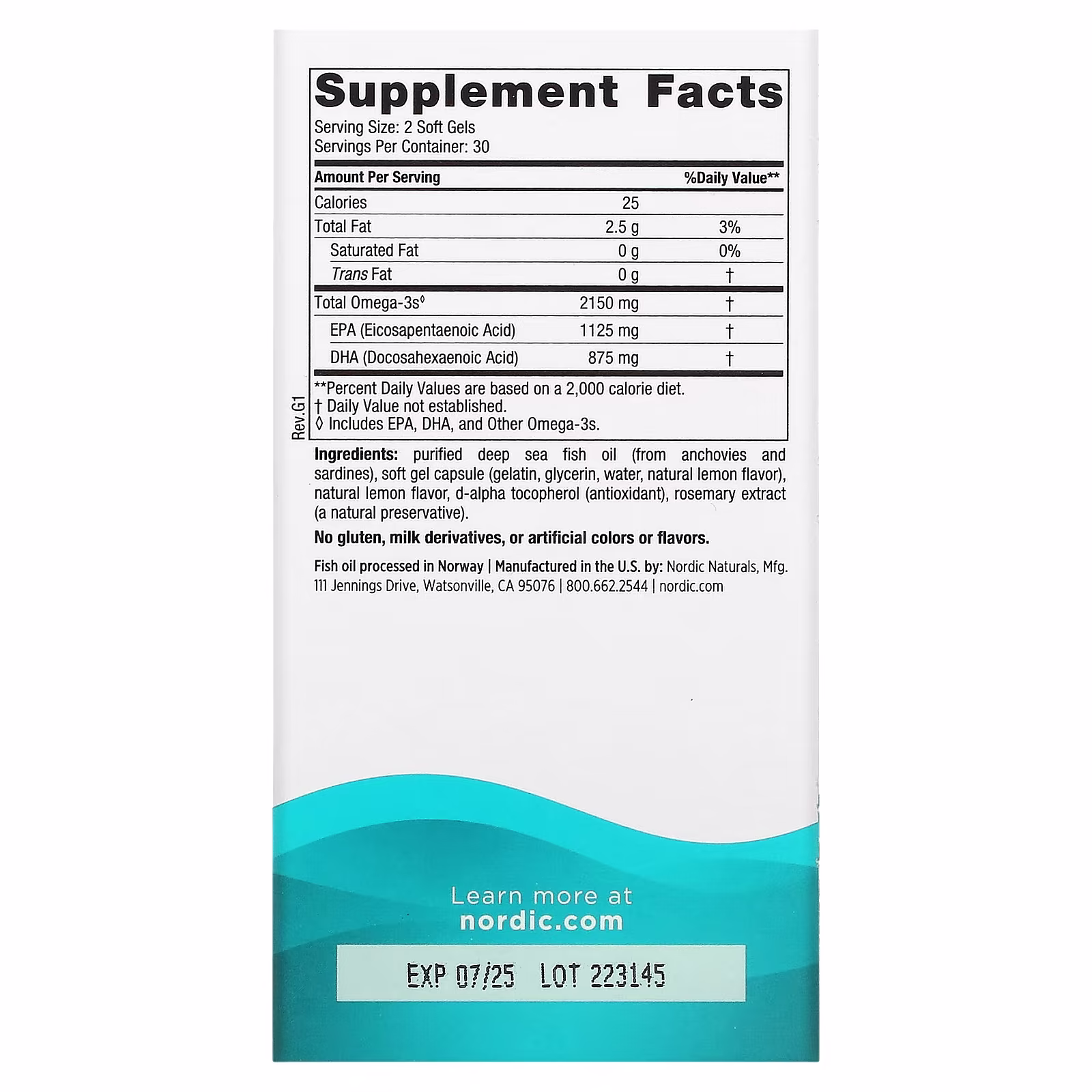 Ultimate Omega 2X, 2150 mg, Lemon Flavour_1