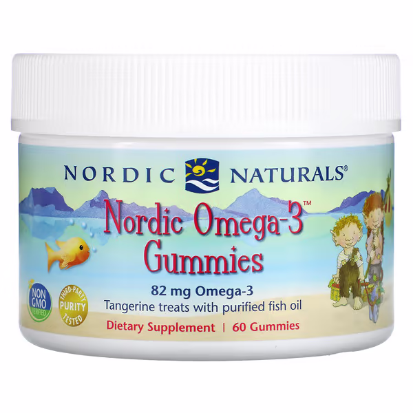 Nordic Omega 3 Gummies 82 mg, Tangerine Flavour_0