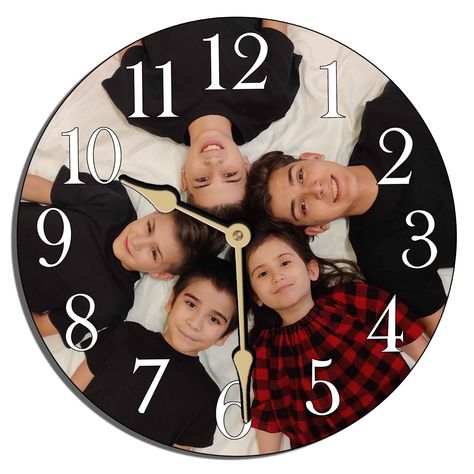MDF WOOD ROUND CLOCK (19x19cm)_0