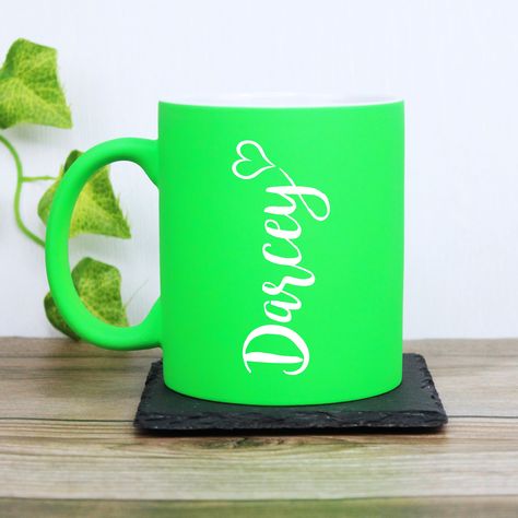 NEON MUG (NB: ONLY BLACK COLOR PRINTS CAN WORK ON THIS)