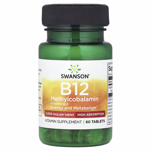 Vitamin B-12, 5000 mcg