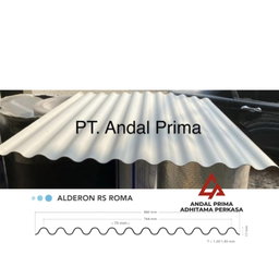 Atap Alderon RS 1.2mm Single layer upvc
