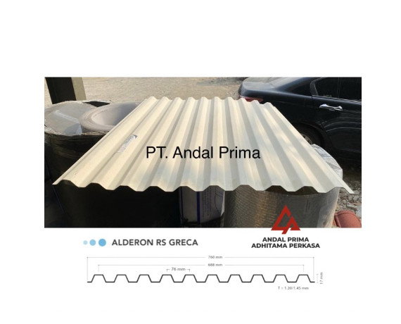 Atap Alderon RS 1.2mm Single layer upvc_3