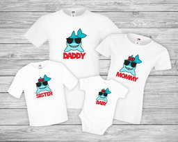 PERSONALZIED T SHIRTS PACK OF 4