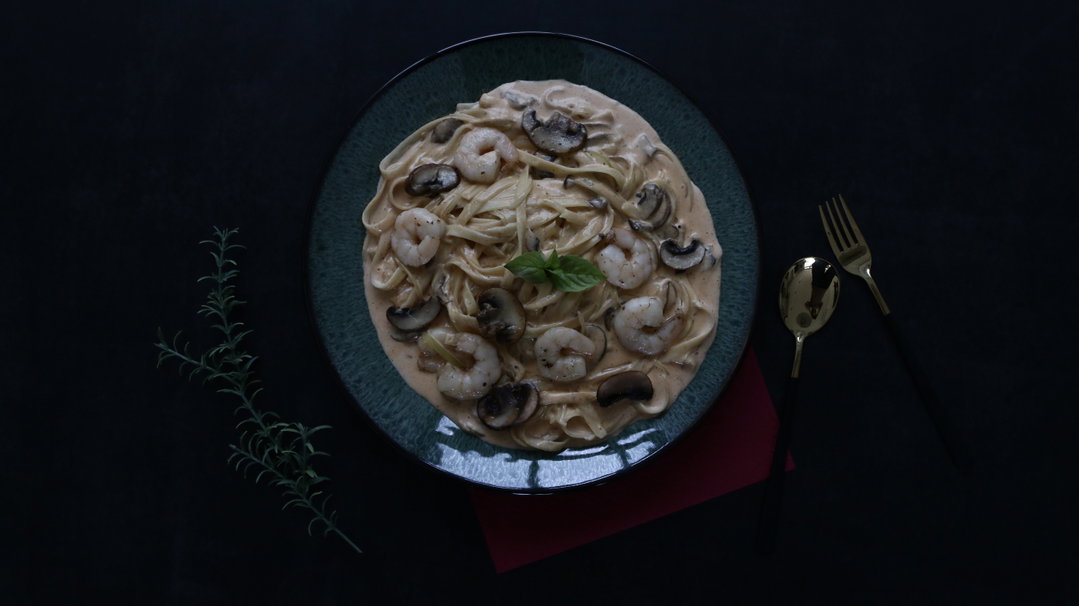 Shrimp Toowoomba pasta  (1~2 Servings)
