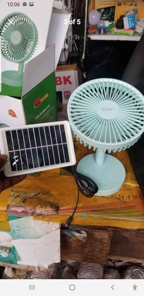 Rechargeable hand fan