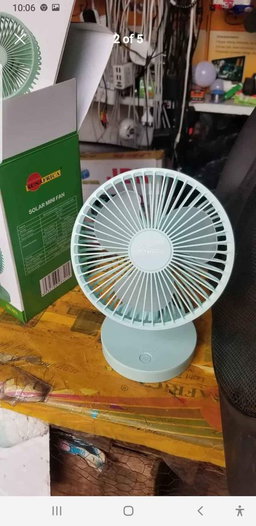 Rechargeable hand fan