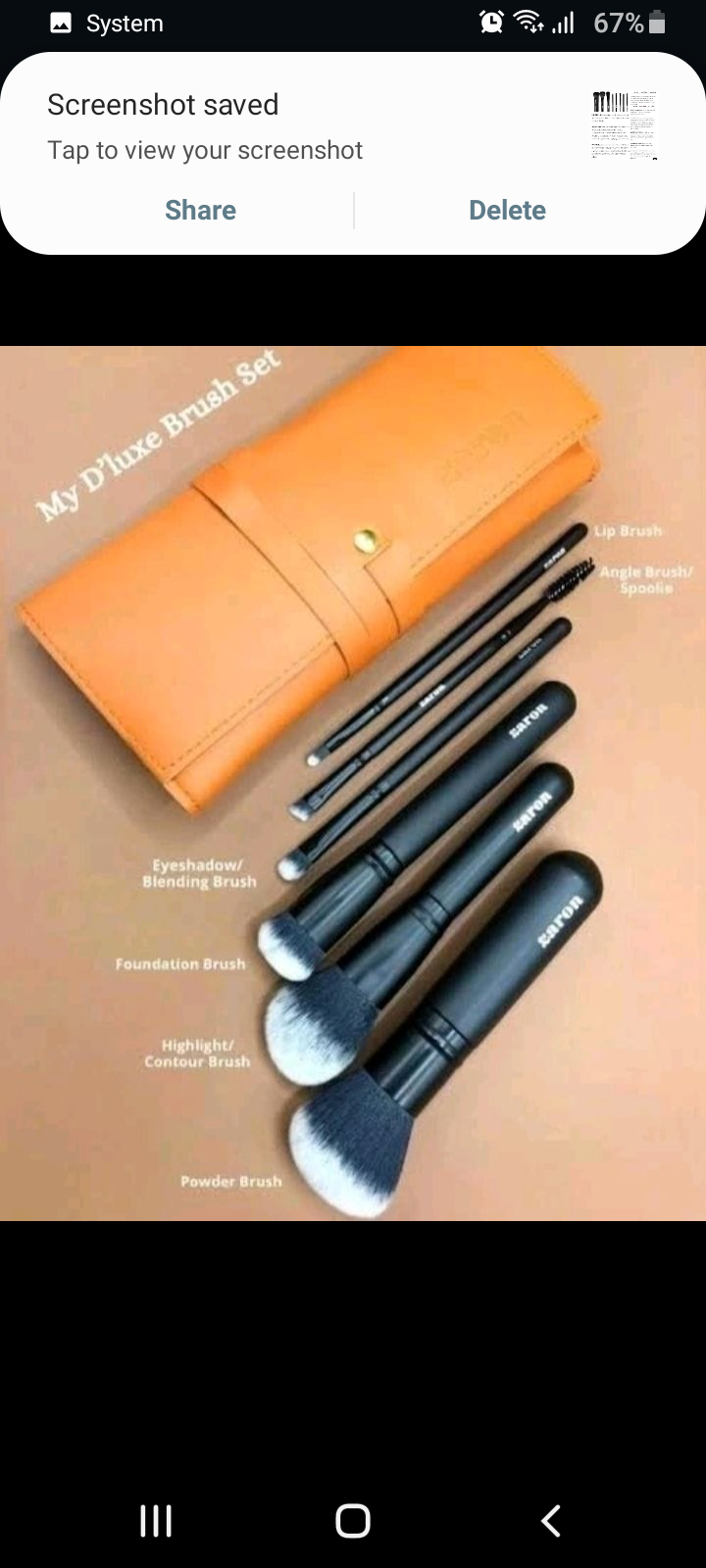 MY DELUX BRUSH SET