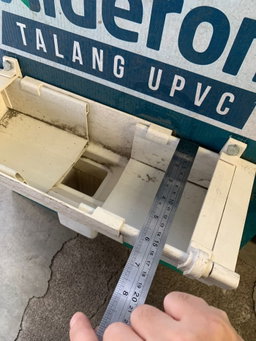 Talang Kotak Alderon upvc