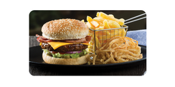 Bacon and Cheese Burger Double (2 x 100g) [SPUR]