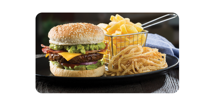 Bacon, Cheese and Guacamole Burger Double (2 x 100g) [SPUR]