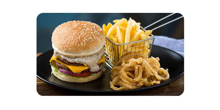 Cheddamelt Burger Double (2 x 100g) [SPUR]