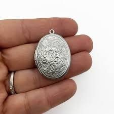 5mmx70cm Cable link chain and Locket_3