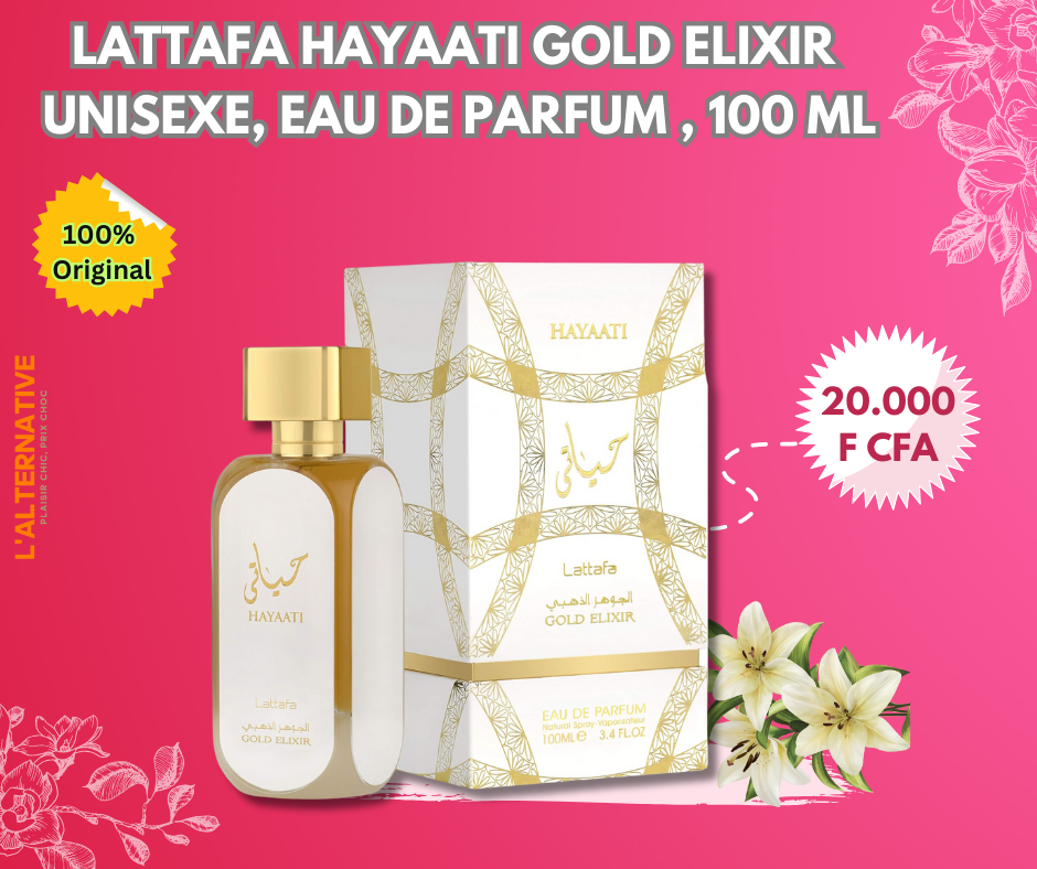 Lattafa HAYAATI GOLD ELIXIR, Unisexe, EDP , 100 ML_1