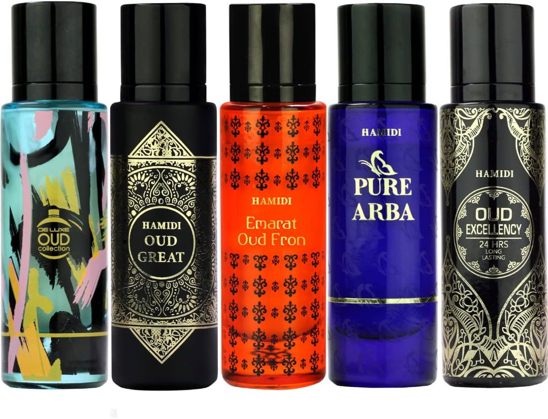 Hamidi COLLECTION DELUXE, Unisexe, EDP, Pack de 5 Parfums