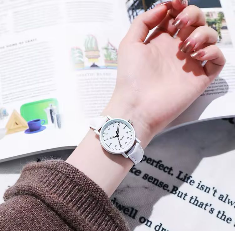 PU Leather Strap Watch _4