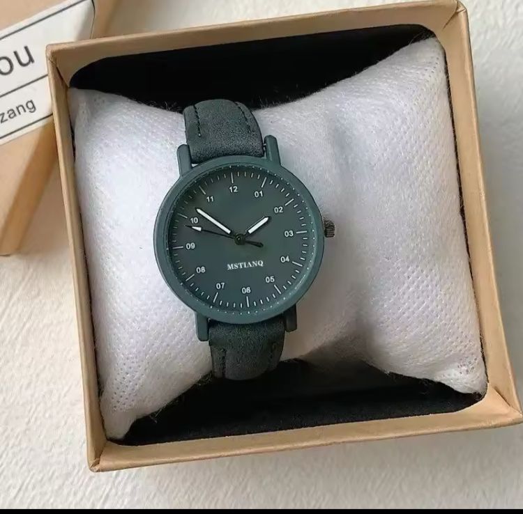 PU Leather Strap Watch _7