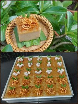 Thai egg Custard cake
