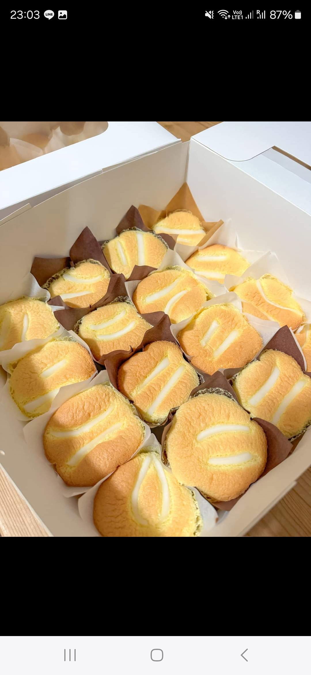 Cup cakes chiffon Pandan coconut lava _3