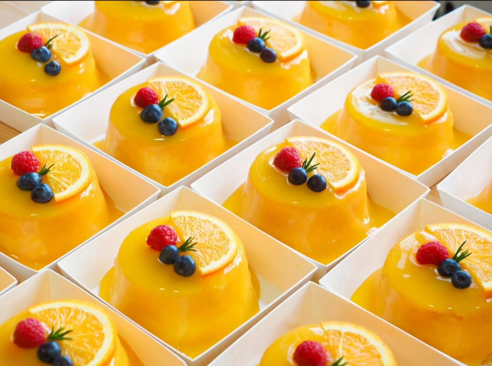 Mini Chiffon orange cake _1