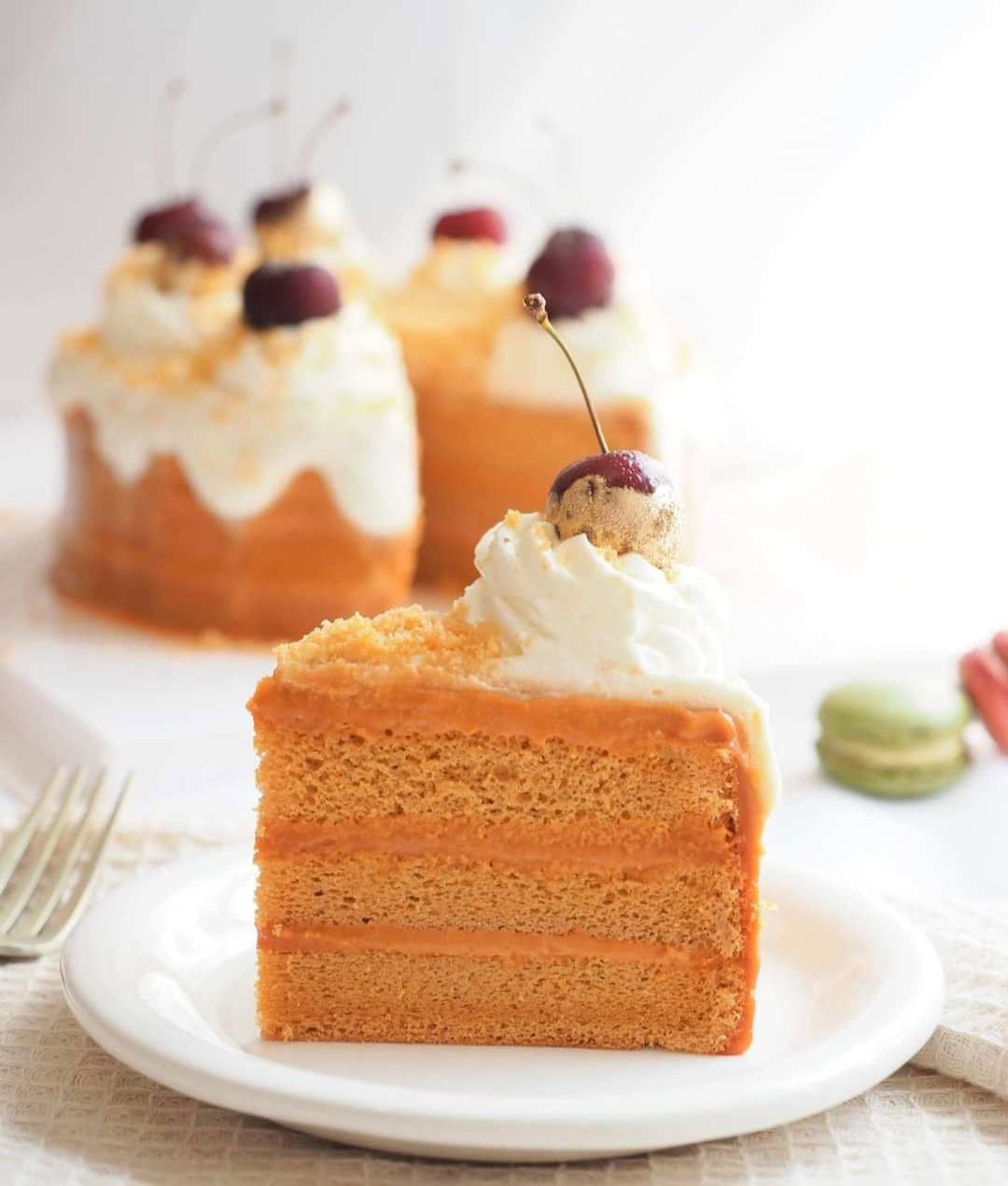 Chiffon milk tea Cake _1