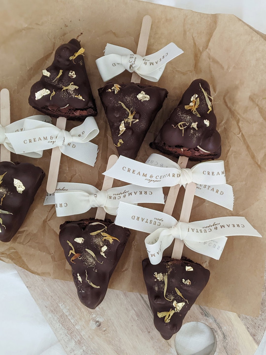Peanut Butter Brownie Pops (Box of 6) 