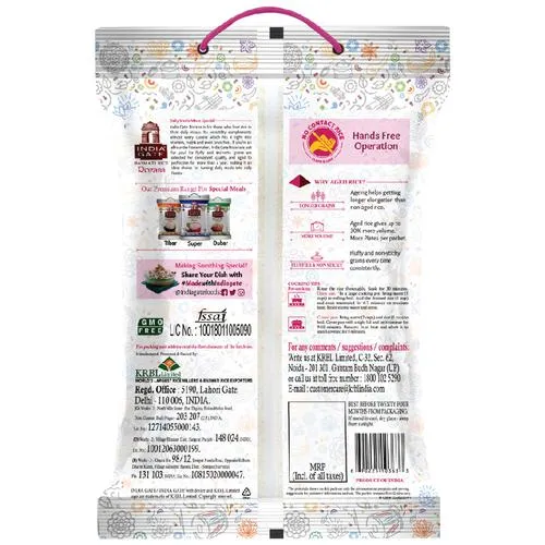 India Gate Basmati Rice - Rozana, 5 kg Pack_1