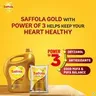 Saffola Gold Refined Cooking oil | Blended Rice Bran & Sunflower oil | Helps Keeps Heart Healthy, 2 L Jar _4