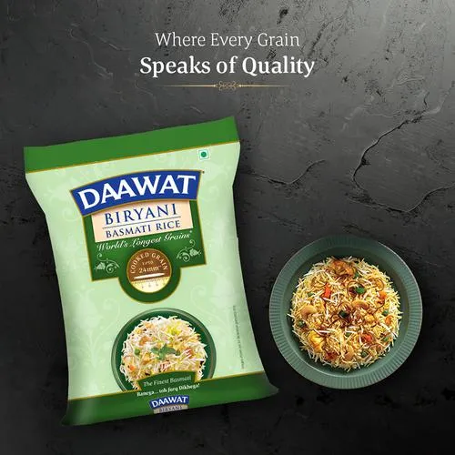Daawat Basmati Rice/Basmati Akki - Biryani, 5 kg Bag_1