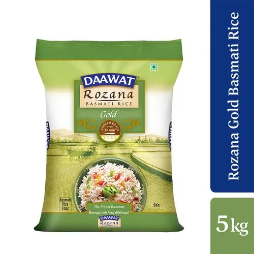 Daawat Basmati Rice/Basmati Akki - Rozana Gold, 5 kg Pouch_0