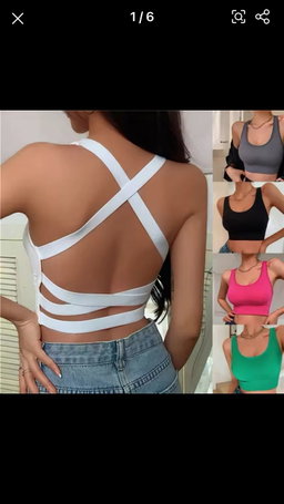 Sleevles Vest Backless Suspenders Straps 