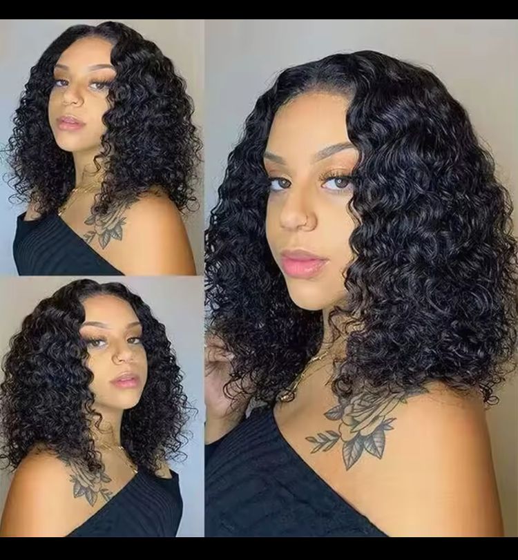 Wear and Go Glueless Water Wave Wig 6*4 HD Transparent Lace , Pre Plucked