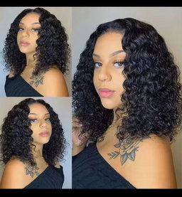 Wear and Go Glueless Water Wave Wig 6*4 HD Transparent Lace , Pre Plucked