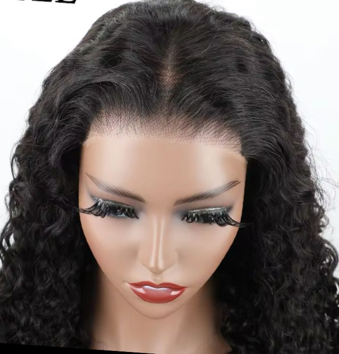 Wear and Go Glueless Water Wave Wig 6*4 HD Transparent Lace , Pre Plucked_1