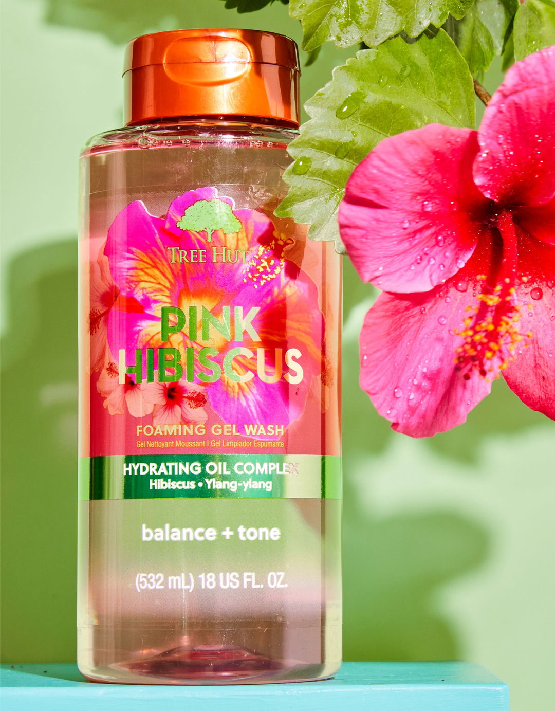 Pink Hibiscus Foaming Body Wash_0