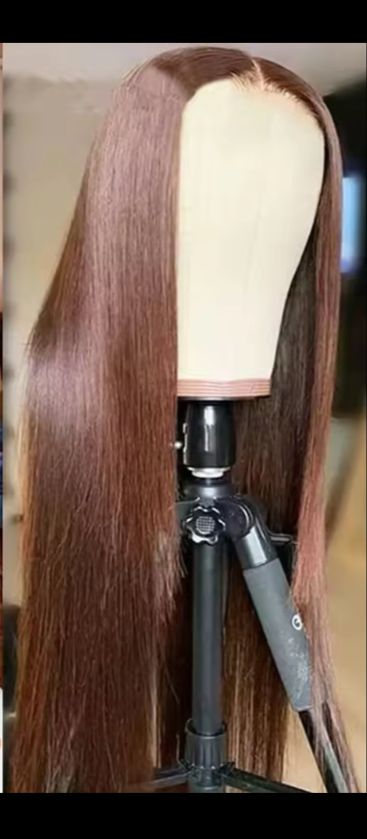 Wear and Go Chocolate Brown Straight Wig Pre cut and Pre Plucked