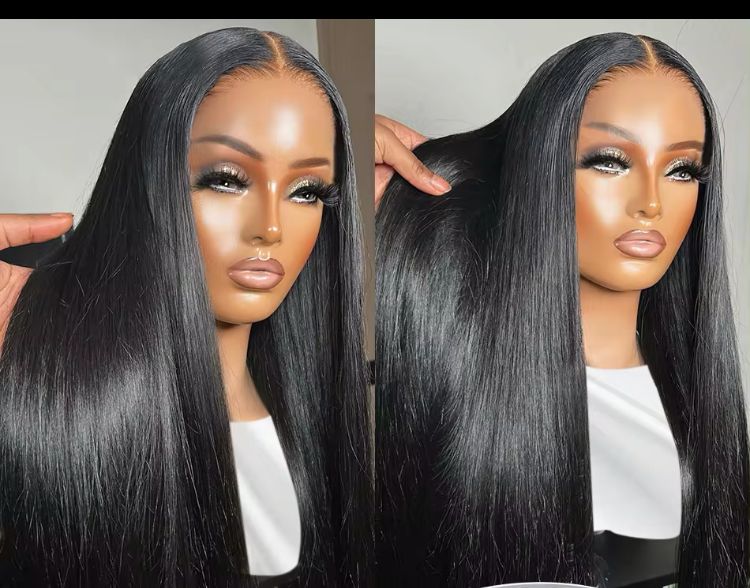 Wear and Go Glueless Straight Peruvian Human Hair Pre Plucked