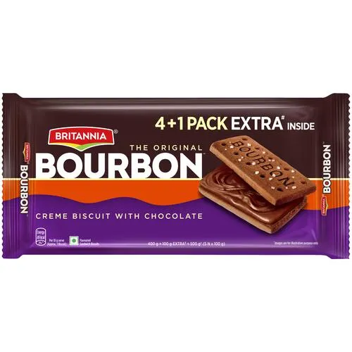 Britannia The Original Bourbon Creme Biscuit - With Chocolate_0