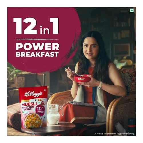Kellogg's Muesli Fruit Nut & Seeds - 12 In 1 Power Breakfast, 750 g_9