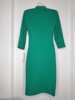 Kelly Green Calvin Klein Midi Dress
