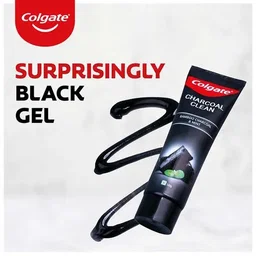 Colgate Charcoal Clean Gel Toothpaste - Bamboo Charcoal & Mint, (2 x 120g) (Saver Pack)