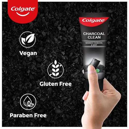 Colgate Charcoal Clean Gel Toothpaste - Bamboo Charcoal & Mint, (2 x 120g) (Saver Pack)_6