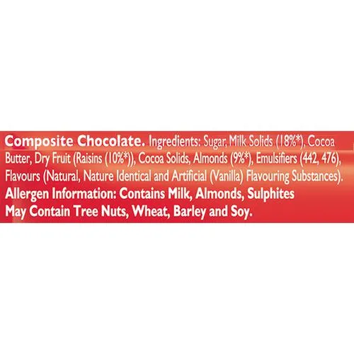 Cadbury Dairy Milk Fruit & Nut Chocolate Bar, 6 x 80 g Multipack_8