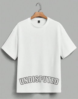 Undisputed Dappah Tshirt- White (horizontal placement)
